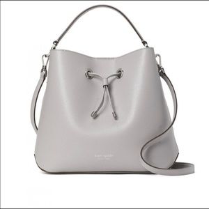 Kate Spade Gray Eva Bucket Bag